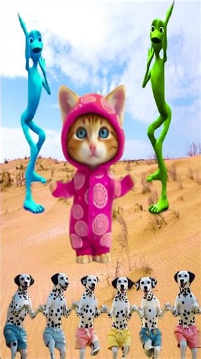 Alien Dance BUT a Cat Controls Everyone 😱🐱🐶