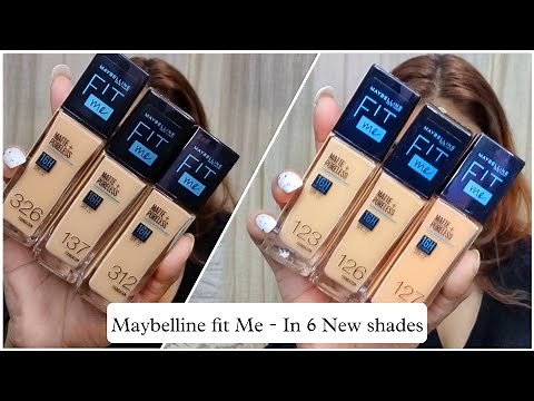 Maybelline Fit Me Foundation + Makeup Range | Face Makeup Review | #FitMeFitsMySkin