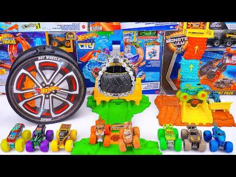 Hot Wheels Collection Unboxing Review ASMR | Hot Wheels ZipBin Wheelie Track Pack Storage & Play