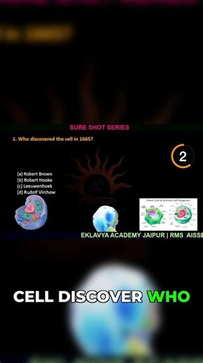 Who Discovered the First Cell? 🔬 #biology #shortsfeed