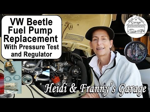 How to Replace a Fuel Pump on a Classic VW Beetle (DIY - Pressure Test & Regulator)