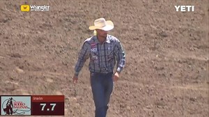 A 7.7 wins steer wrestling at the California Rodeo Salinas for Kyle Irwin. He's ready to go for the big money in today's final round. | Wrangler Western