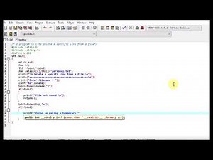 program in C to delete a specific line from a file