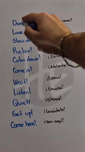 ¿Cómo usar órdenes como #Relax #CalmDown y #Listen en inglés? | listening english