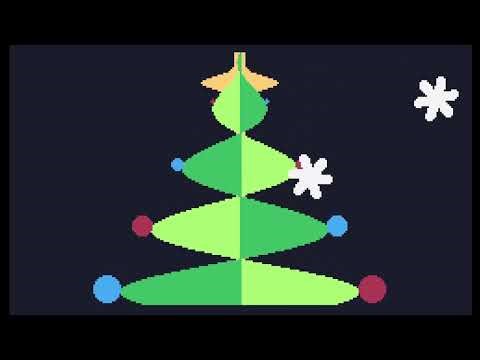 TIC-80 Showcase #552 - Abstract Christmas Tree