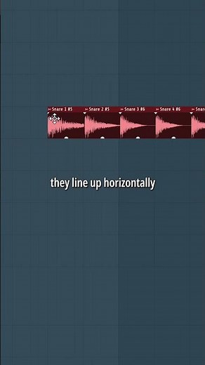 The simplest way to stack sounds horizontally