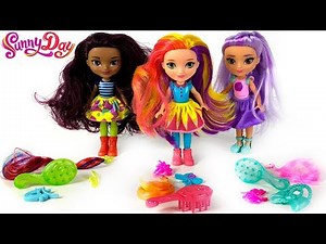 SUNNY DAY POP IN STYLE FIGURINES WITH BLAIR ROX AND SUNNY FUN DOLLS AND MANY ACCESSORIES - UNBOXING