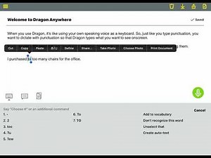 Nuance - Dragon Anywhere - Demonstration