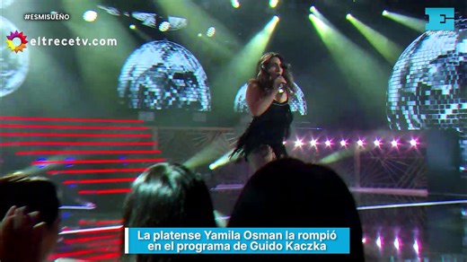 La platense Yamila Osman la rompió en el programa de Guido Kaczka