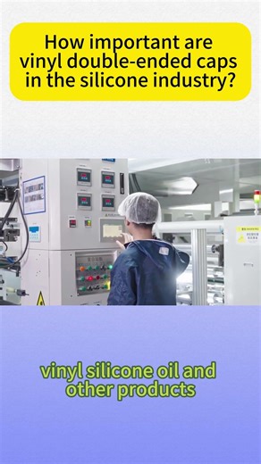 How important are vinyl double-ended caps in the silicone industry?