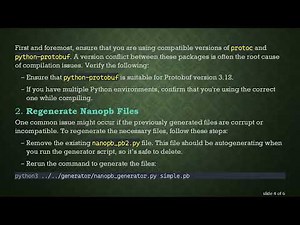 Resolving compilation issues in Protobuf with Nanopb
