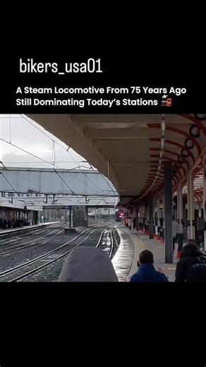 Bikers Usa on Instagram: "As it enters the station, the space loses its modern character and takes on an industrial feel. Constructed over seven decades ago, this steam locomotive still functions as it did during its peak years. Heat from fire turns water into high pressure steam. Steam powers pistons, connecting rods, and solid steel wheels. There are no digital systems controlling performance and no software correcting operation. All motion is mechanical. All sound comes from metal under load.