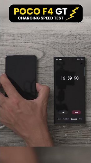 Poco F4 GT - Can it really charge to 100% in 17 mins?