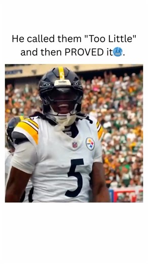NFLhurdleWar on Instagram: "follow and join the club Quality Posting! WELCOME TO THE JALEN RAMSEY This absolutely diabolical clip captures the moment Jalen Ramsey decided to end a man’s whole career verbally before ending it physically. The footage shows the veteran Steelers cornerback looking at the Jets’ offense with the same disgust a parent has for a messy room, casually letting them know they are simply “too little” to exist in his tax bracket. The text overlay, “He called them ‘Too Little’