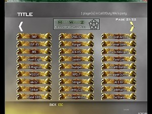 How to get in a mw2 prestige/challenge lobby!