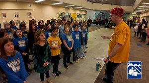 The Aurora Elementary School Choir hit all the right notes—and a few funny ones too as part of the annual ASD ED Center Holiday Performances. Who knew holiday charm came with punchlines? #ASDShineBright #AuroraElementaryChoir #HolidayCharm #Alaska | Anchorage School District