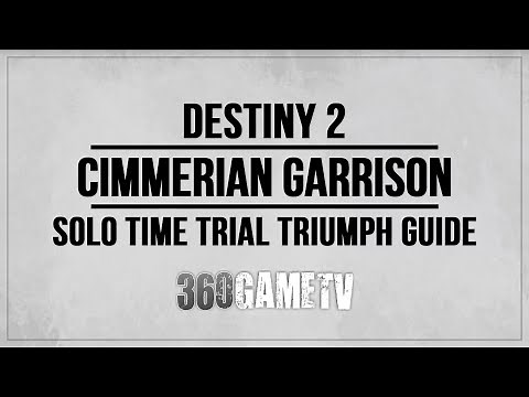 Destiny 2 Cimmerian Garrison Ascendant Challenge Solo Time Trial - Run the Gauntlet Triumph Guide