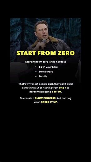 Start from zero today. Build daily. Small steps create unstoppable success momentum.