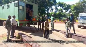 72K views · 508 reactions | Suspects, including bouncers Gideon Sanyangore and Blessing Kumunda, arrive at the Harare Magistrates Court today. : Lee Maidza | The Herald-Zimbabwe | Facebook