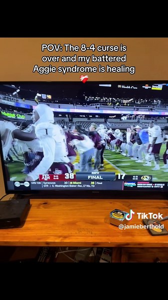 Aggies Break the 8-4 Curse!