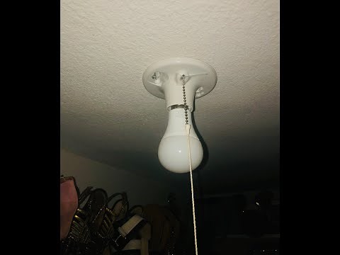 Replace Broken Pull String Light Fixture
