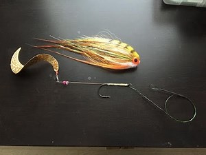 Wiggle tail hook rig