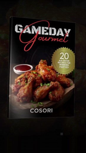 Explore this FREE recipe eBook, featuring exclusive air fryer recipes like Louisiana-Style Chicken Wings. Claim your FREE copy now and elevate your culinary game! | Cosori