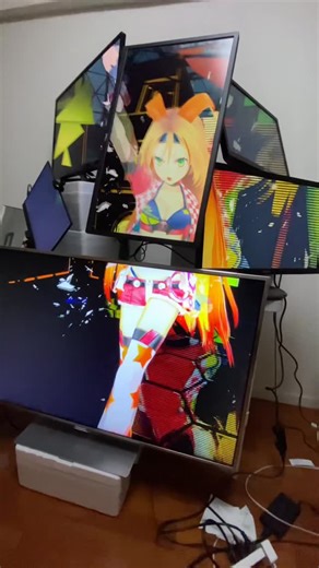 Portalgraph | Here’s what it looks like when you combine Portalgraph with 7 LCD screens! Made with Portalgraph and Unity! #portalgraph #xr #unity | Instagram