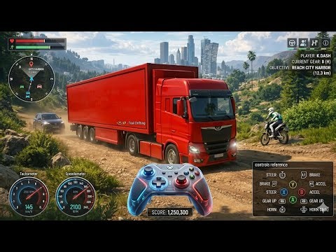 Mega Truck Driving Sim: Ultimate Offroad Adventure