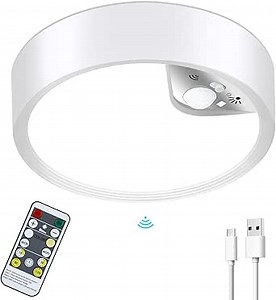 Lightess Motion Sensor LED Ceiling Light with Remote - Modern Dimmable Light for Bedroom & Kitchen