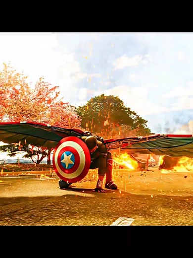Sam Wilson Demonstrates Captain America Shield Skills
