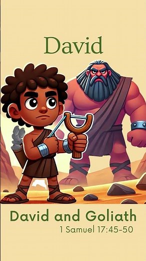 David and Goliath: A Short Bible Story for Kids!