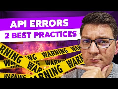 2 Best Practices for Returning API Errors in ASP.NET Core