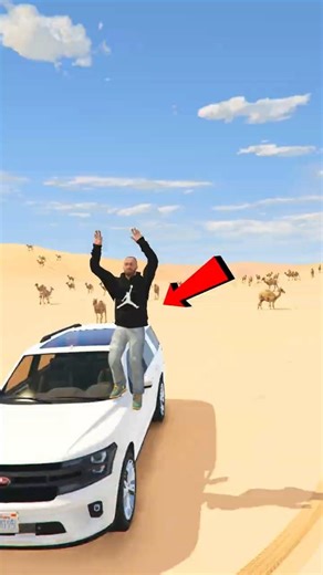 Franklin's Brother Is Stuck In The Desert | Indian Bike Driving 3d | #gta5 #shorts #viral