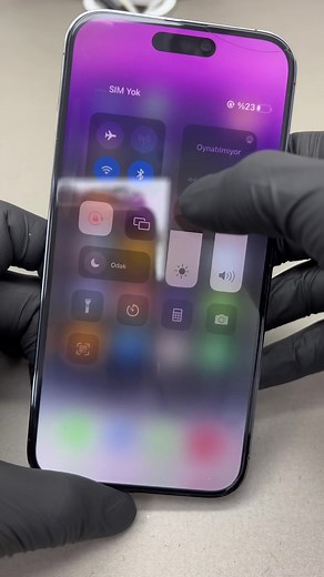 Servis yok,aranıyor arızası ile gelen iPhone 14 Pro Max’in detaylı ona...