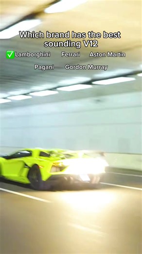 Street car Lamborghini wins I think and Pagani for track car #loudcars #supercar #v12