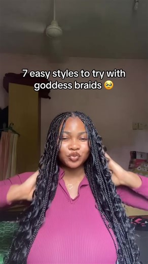 7 Easy Styles to Try with Goddess Braids