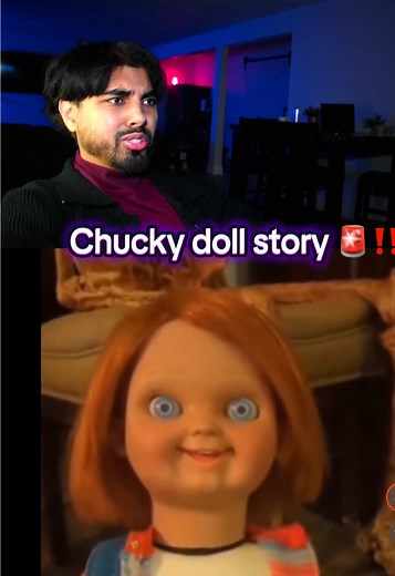 Chucky the doll started walking without batteries #fyp #chucky #horror #animation #scary