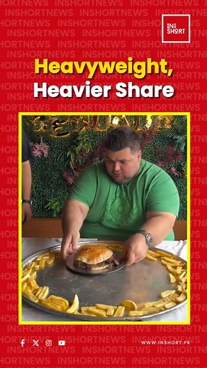 "Heavyweights Must Have Heavier Share" #HeavyShares #StockWeight #PortfolioProblems #InvestorHumor #TooHeavyToHandle #SharesOnSteroids #MarketGains #TradingLaughs #HeaviestInTheGame #MoneyLifting #InShortNews | InShort News