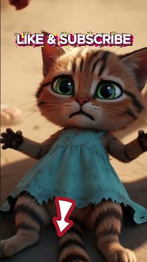 The poor cat didn’t have food so the rich are laughing #shorts #cat #shortsfeed #ai