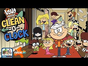 The Loud House – Clean-o-Clock | Nickelodeon & Nick Jr. Games | Help Lincoln Clean the House! 🧹🏠
