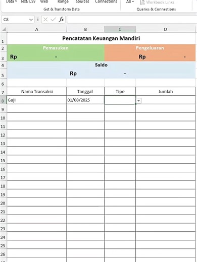 Cara Efektif Mencatat Keuangan Pribadi dengan Excel
