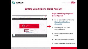 Setting up a Cyclone Cloud Account