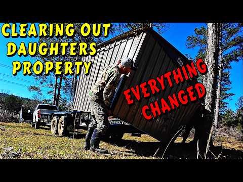 FIRST STEP TO MY DAUGHTER'S DREAM tiny house homesteading off-grid cabin build DIY sawmill tractor