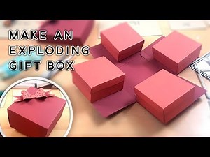 Simply Made Crafts Exploding Box by Helen Griffin Featuring John Bloodworth Gentleman Crafter