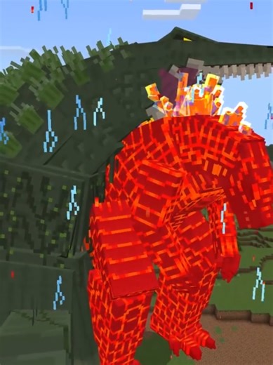 เเก้เเค้นไบโอลาเต้จัด burning godzilla ไป#Minecaft #godzilla #ต่อสู้ #เเสนวิวได้ไง#ฟีดดดシ