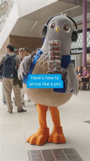 Heading to the championships? Here's how to arrive like a pro...sort of 🍓 🏸 Sandy and Wes may not have the perfect backhand, but they did ace the most important bit - catching the right train🚆 | South Western Railway