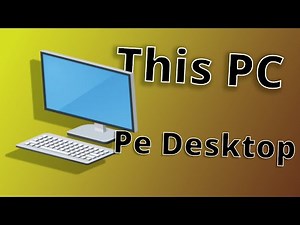 How to put This PC on the desktop.