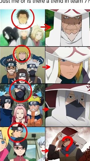 The Team 7 Hokage Curse? 🌀🔥 #Naruto #Boruto #Shorts
