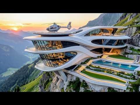 🤯 Switzerland’s $200M Billionaire Villa 🇨🇭 | How the World’s Most Luxurious Alpine Home Was Built 🏗️